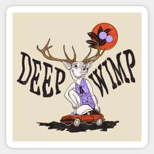 Deep Wimp deer pocket Sticker